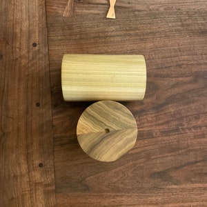Handcrafted Wooden Pottery Mug Mold: Clay Cup Shaper Tool