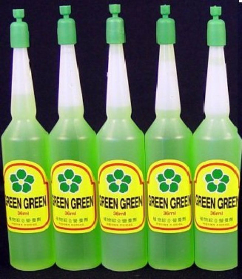 36mlbottle 5 Bottles Green Green Plant Food FREE SHIPPING