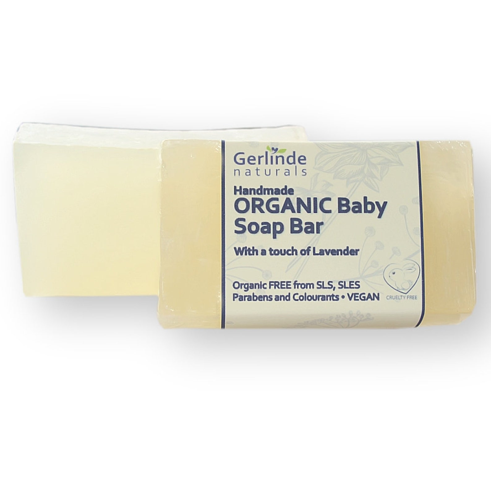 Organic Baby Soap Bar with a touch of Lavender Essential Oil Etsy