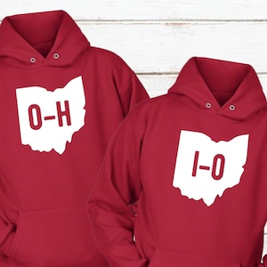 Ohio State Sweatshirt Matching Hoodies for Couple image 1