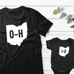 Ohio Shirt Gifts for Dad and Baby Matching Ohio State Shirts