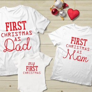 Baby Boy First Christmas Outfit Baby First Christmas Family Matching Shirts