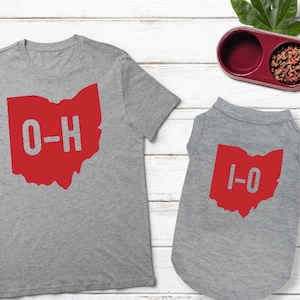 Ohio Shirt, Ohio State Matching Pet Owner, Ohio State Gifts, Dog Lover Gift