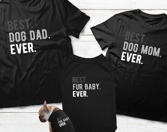 Matching Dog and Owner Clothes Family Christmas Pajamas with Dog Mom and Dog Dad
