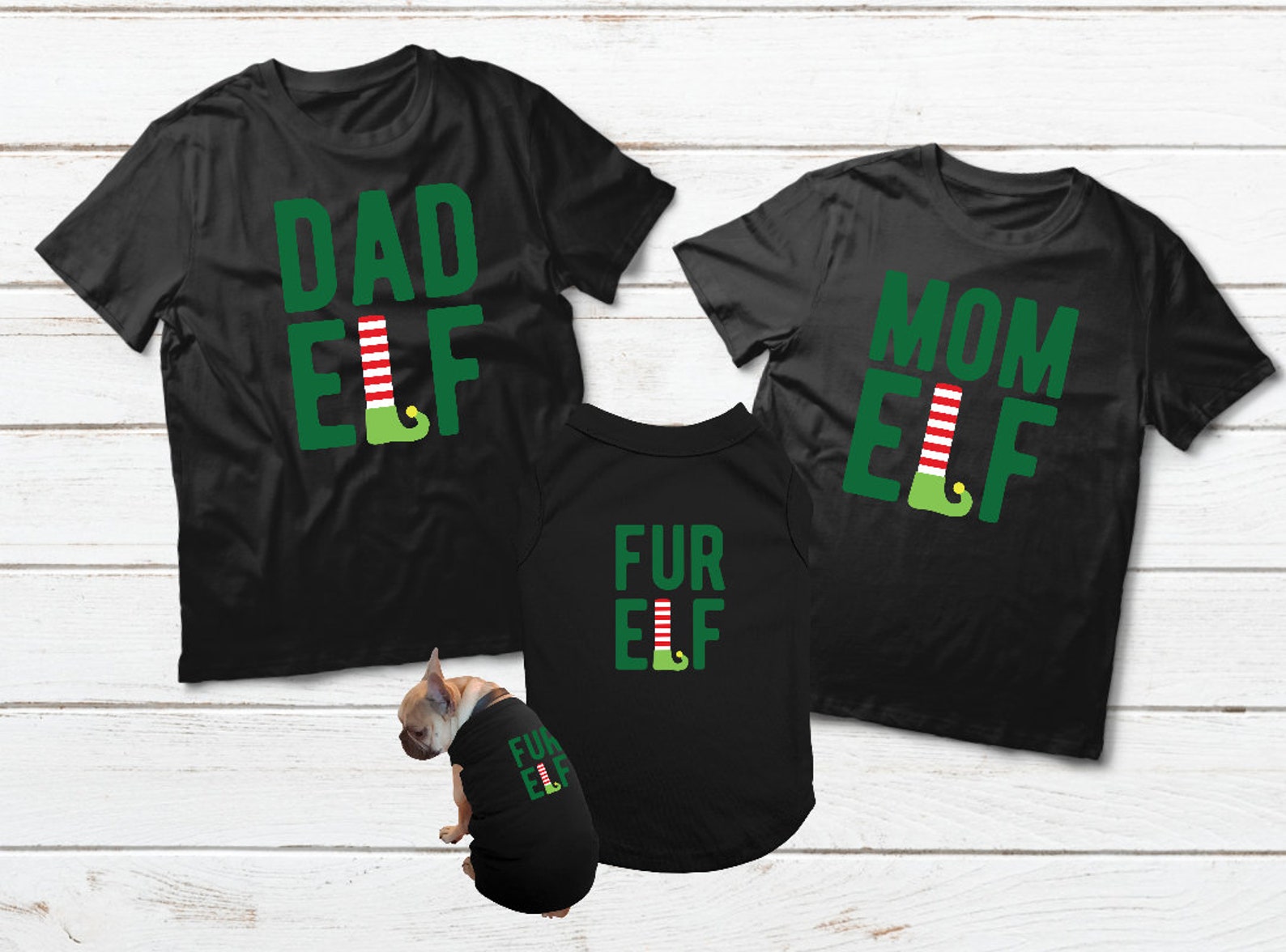 Matching Dog and Owner Dog Elf Pajamas Family Fur Mom Dad Dog Etsy