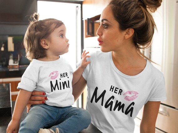 matching outfit sets mom and daughter