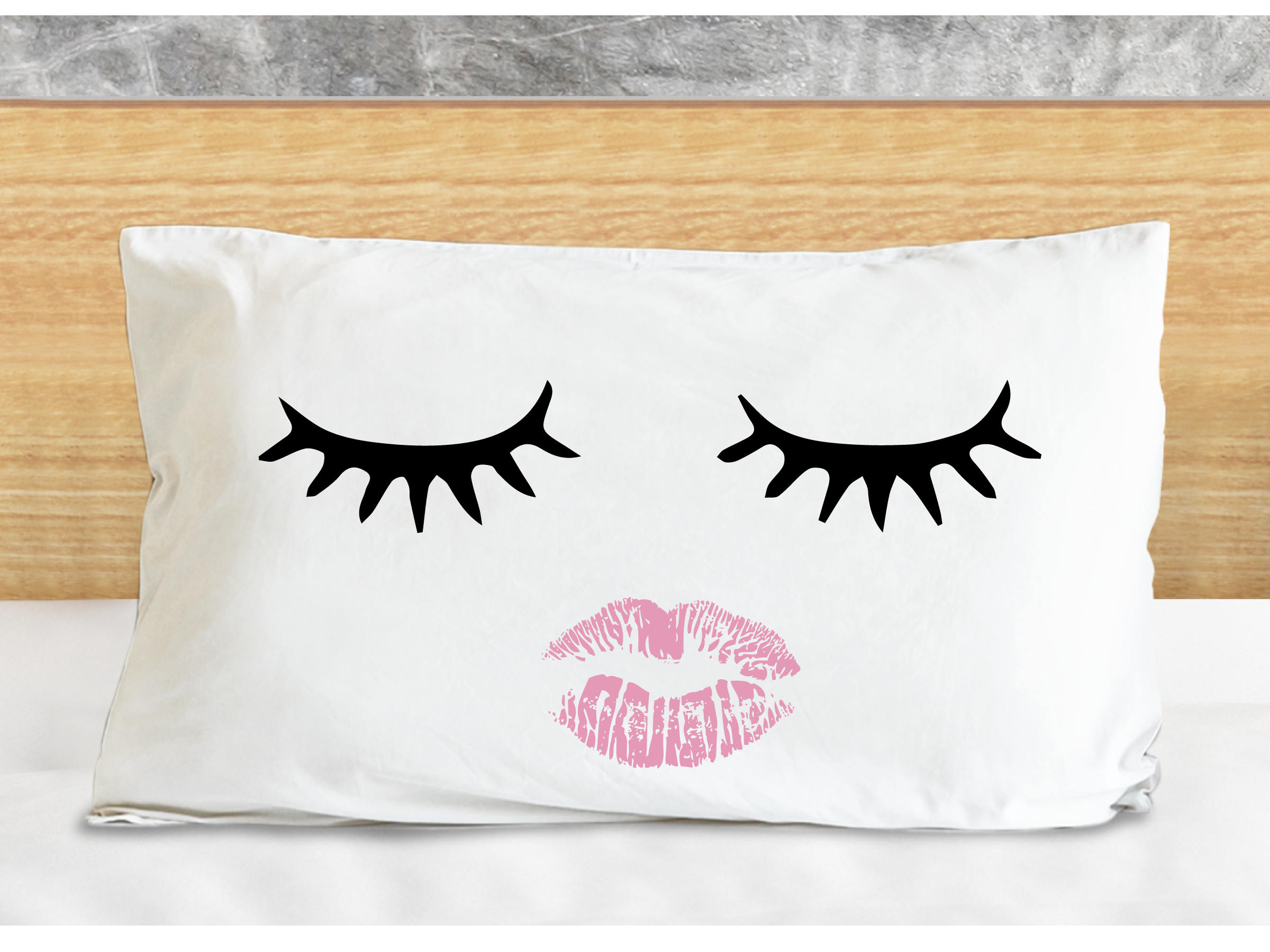 Lash and Lips Pillow Lash Pillow Eye Lash Pillow Lash Pillow Cases Eyelash Pillow Eyelash Pillow Case Gift for Her Lash Lips Gifts