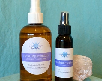 Reiki Room Spray for Energy Clearing– Akashic Reiki Infused Mist- Essential Oil Smudging Spray– Natural Air Freshener–Yoga & Meditation Gift