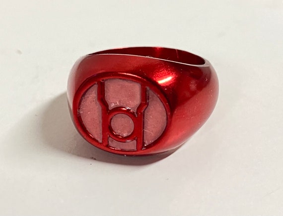 Rage Red Lantern Ring Sinestro Corps Power Ring 925 Sterling Silver Sz 6-14 Rage Red Lantern Ring Sinestro Corps Power Ring 925 Sterling Silver Sz 6-14