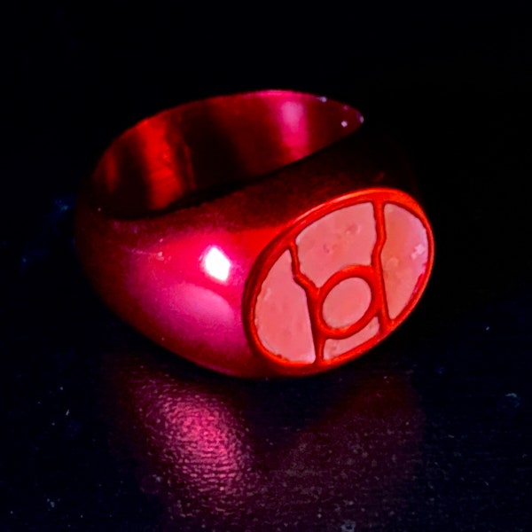 Anodized Red Lantern Ring