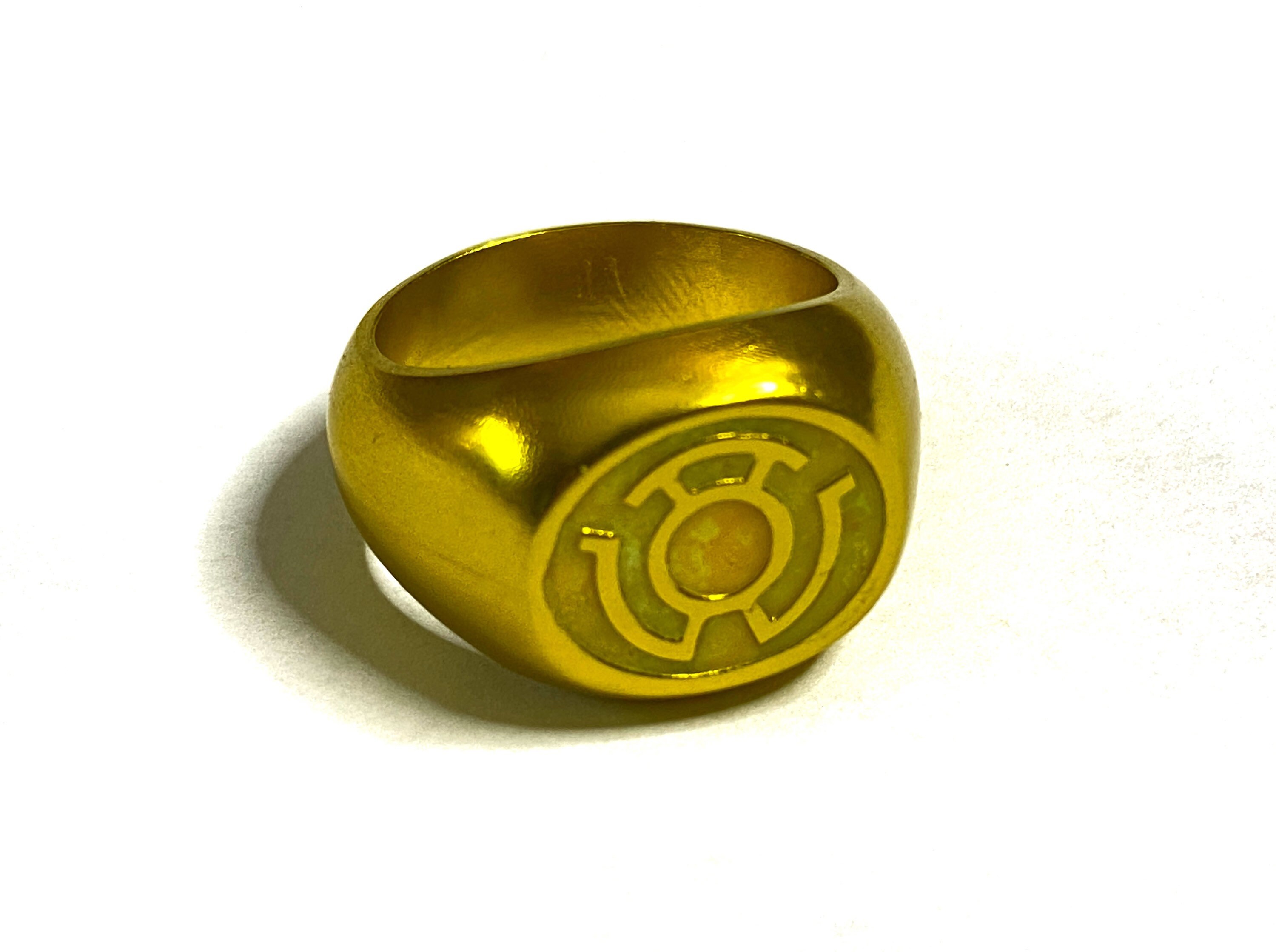Anodized Yellow Lantern Rings Etsy