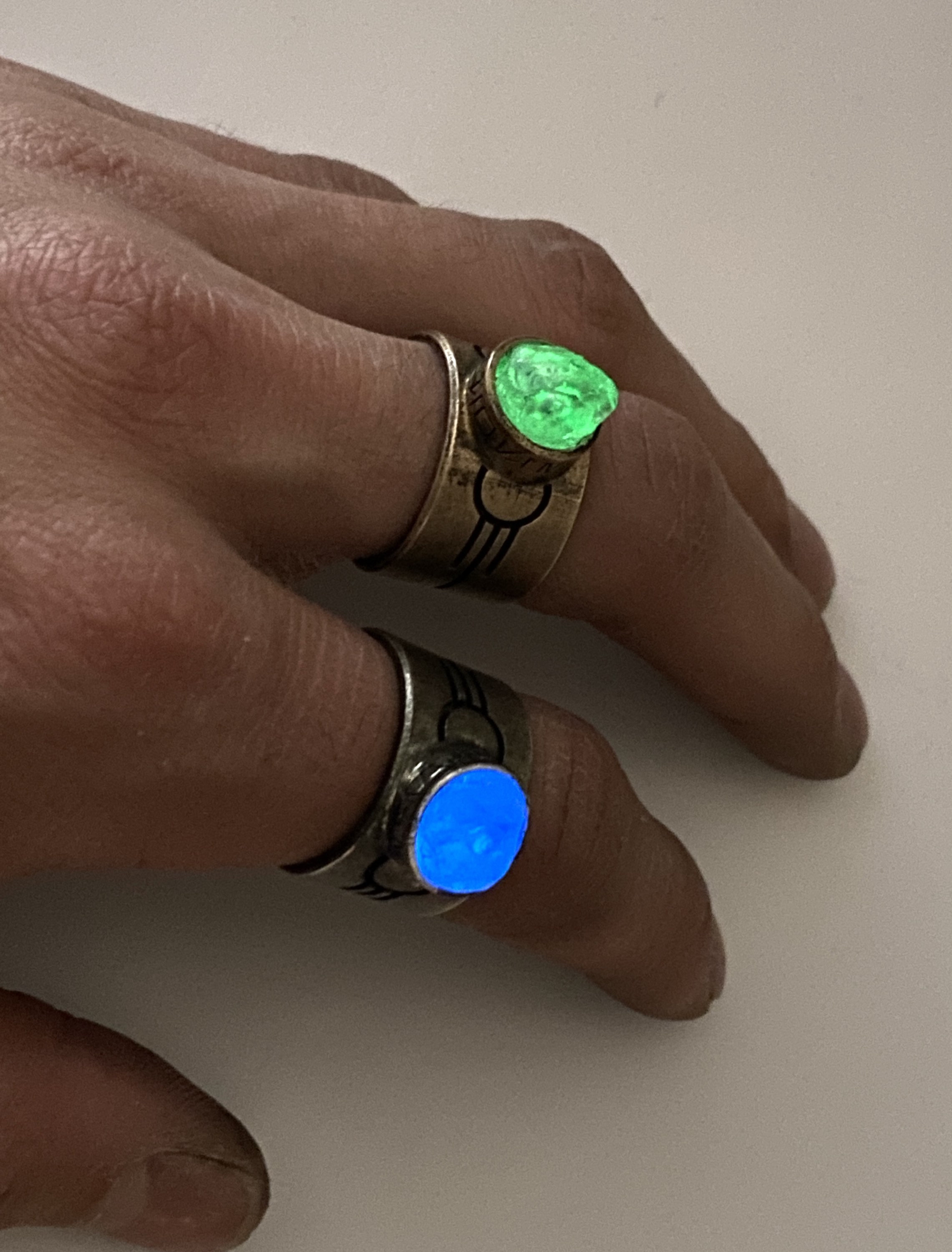 Quartz Glowing Kyber Crystal Ring / Lightsaber Ring/ Jedi Ring Etsy