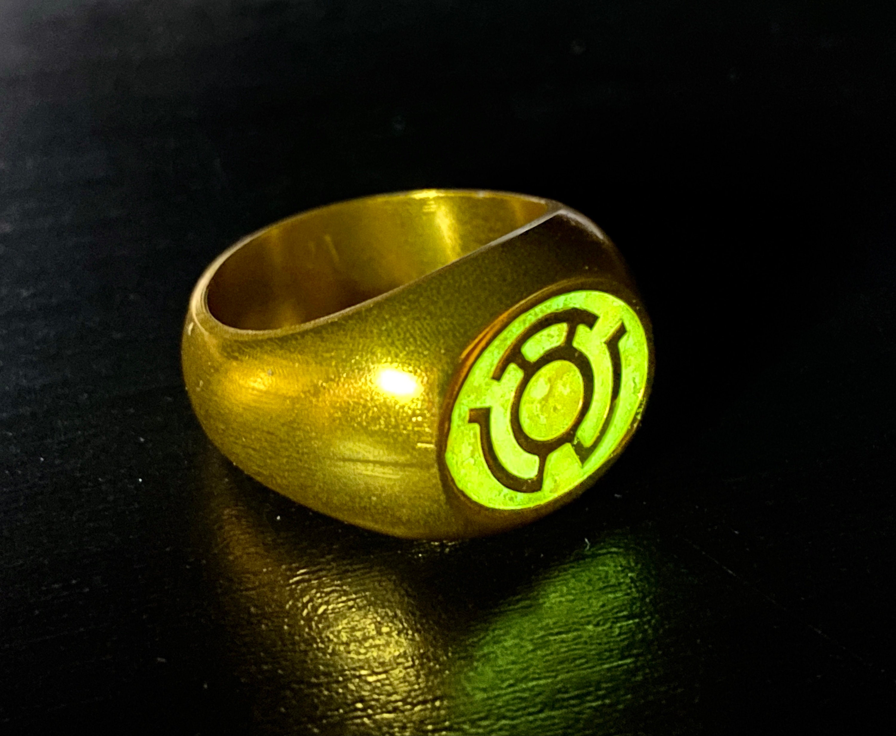 ミニロココRING 真鍮 Anodized Yellow Fear Ring - Etsy
