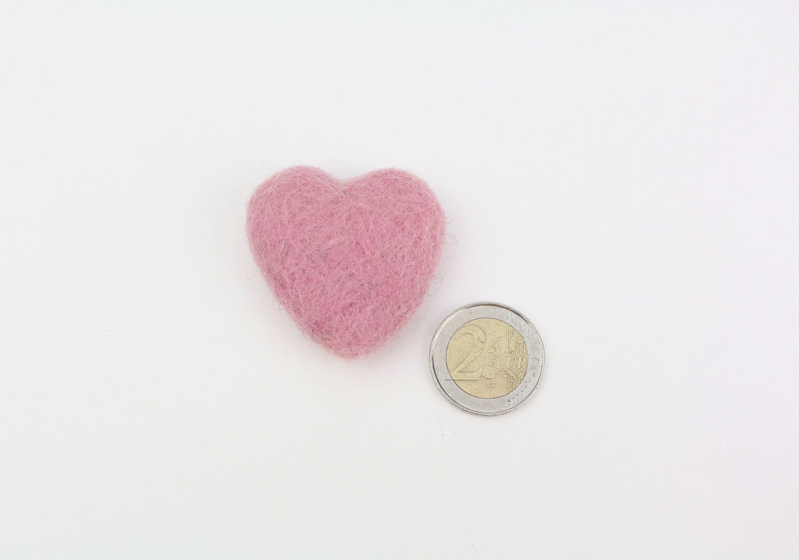 Altrosa Herzen aus Filz zum Basteln 21 Dekoration Pom Poms | Etsy