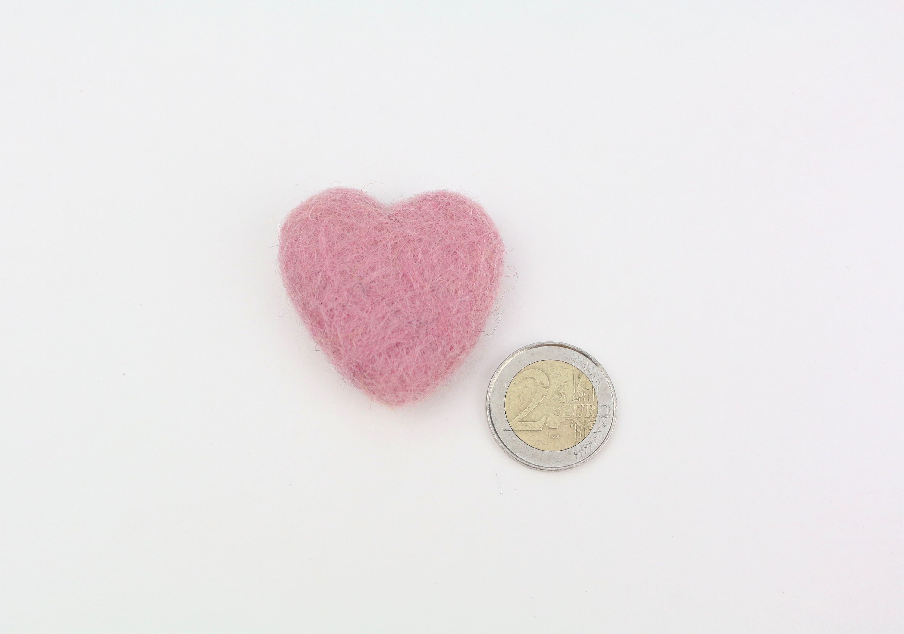 Altrosa Herzen aus Filz zum Basteln 21 Dekoration Pom Poms | Etsy