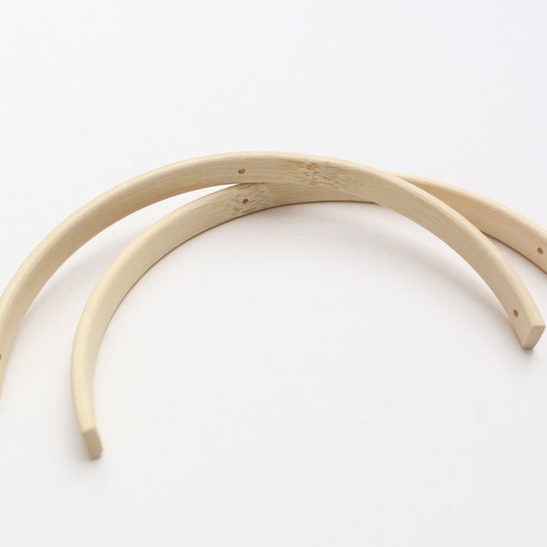 12 cm Ø Bögen aus Holz Holzbogen Bambus o. Buche Zubehör für Mobilé DIY