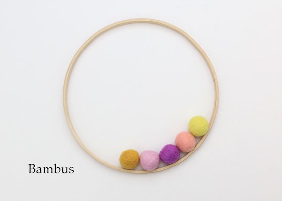Anillos De Bambú Para Manualidades - 12 Unidades De 30 Cm De Diámetro - Decoración Natural, Pulidos Y Listos Para Usar