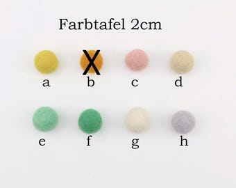 Kleurrijke viltballenmix 2 cm >Alleen zolang de voorraad strekt!< voor het knutselen van viltballen pompons in diverse kleuren viltballen slingers viltkralen