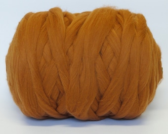 Chunky Yarn Merino Wool warm brown 200 metres 4,8 kg ( 10,58 lb) skein, super bulky yarn, arm knitting yarn, 100% organic wool