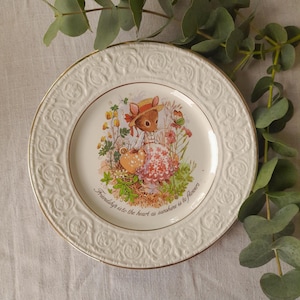 Crown Devon friendship plate