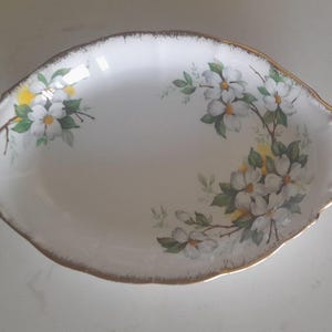 Royal Albert White dogwood tray
