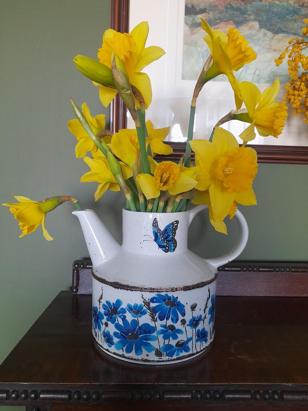 Midwinter Stonehenge Spring Pattern Teapot - No Lid - Etsy
