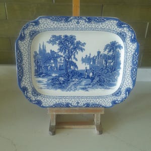 Adams landscape est 1697 rectangular platter