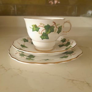 Colclough tea set trio
