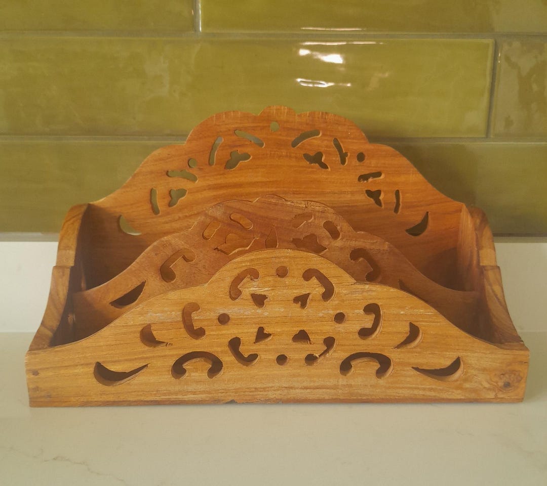 Letter Rack Pattern Wooden Fretwork Letter Rack - Etsy