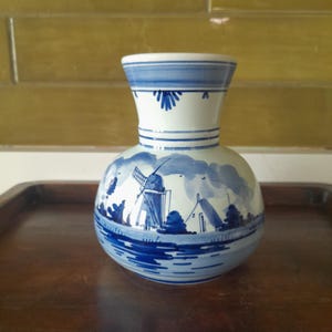 Delft made in Holland vase