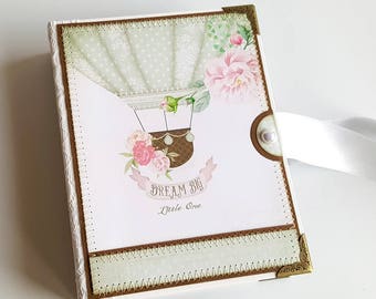 Mini Baby Photo Book, Mini Baby Scrapbook, Mini Baby Photo Album, Baby Brag Book, Accordion Baby Album, New Baby Gift, Newborn Baby Gift