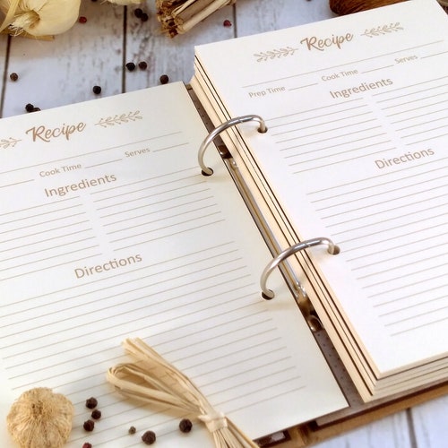 A5 Extra Pages for Recipe Binder Set of 20 Double Sided - Etsy