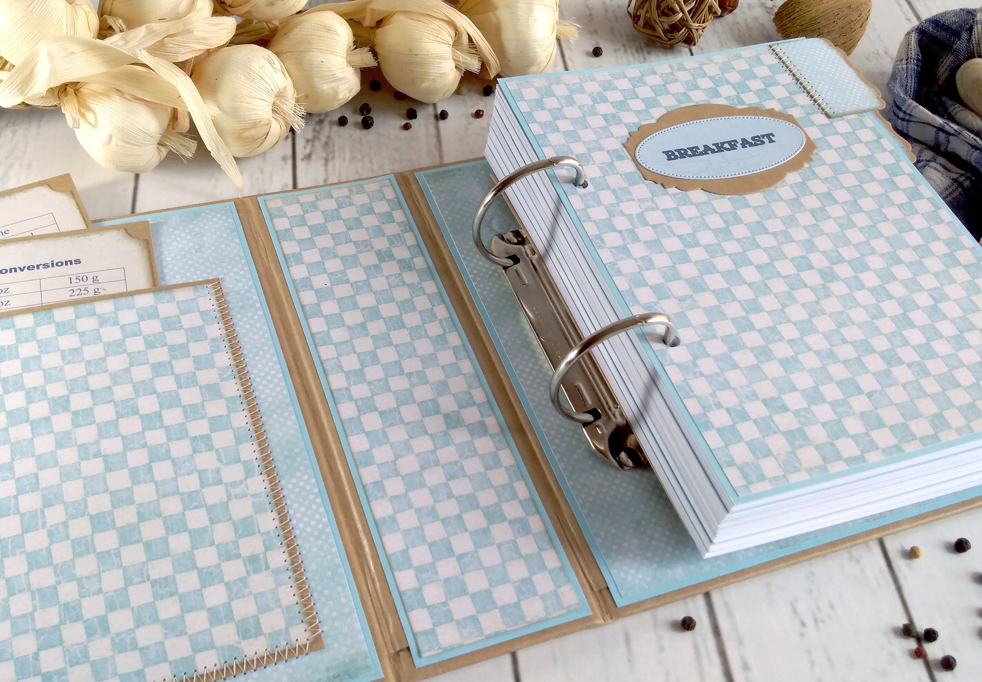 Custom Recipe Binder with Dividers Family Cookbook Binder Etsy