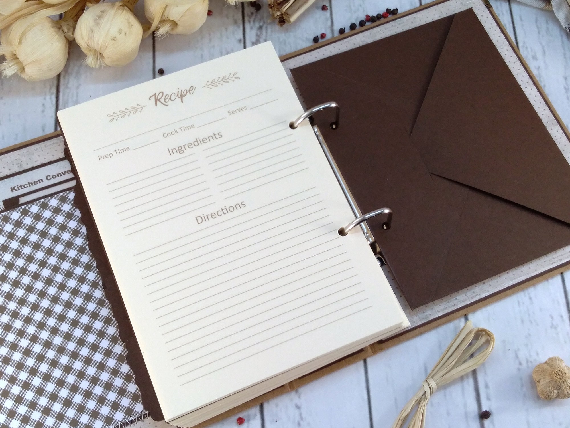 Custom Recipe Binder Cookbook Binder Family Recipe Book Etsy