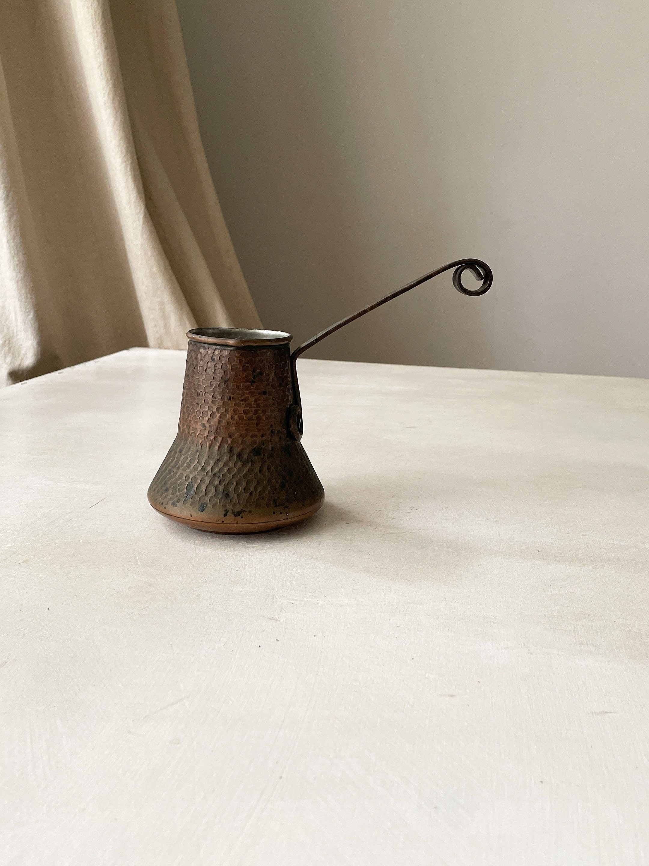 Cruche de Pichet en Laiton avec Cuillère