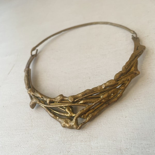 Choker Necklace Bronze