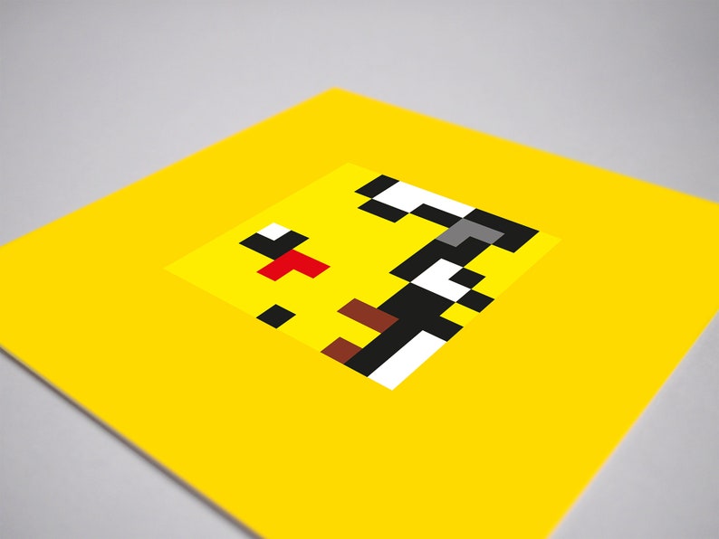 Pikachu Pokemon Pixel Art Poster image 3