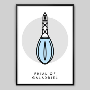 3 Lord of the Rings Posters Set 3 Phial of Galadriel, Leaves of Lorien, The Evenstar image 7