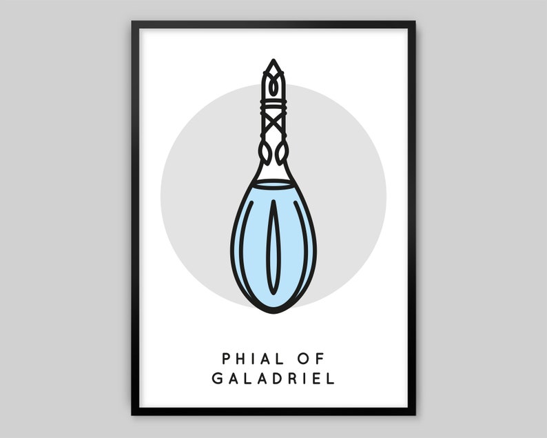3 Lord of the Rings Posters Set 3 Phial of Galadriel, Leaves of Lorien, The Evenstar image 7