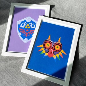 Majoras Mask Poster, Legend of Zelda Print, Nintendo image 4