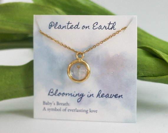 14K Yellow Gold Miscarriage gift, grieving mom gift, miscarriage necklace, stillborn gift, baby loss gift