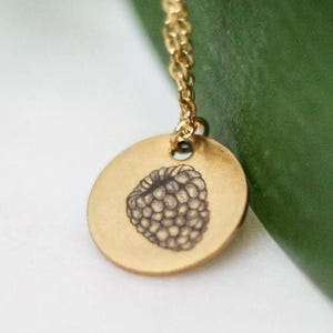8 week miscarriage, miscarriage gift, raspberry necklace, first trimester miscarriage, multiple miscarriages, early miscarriage