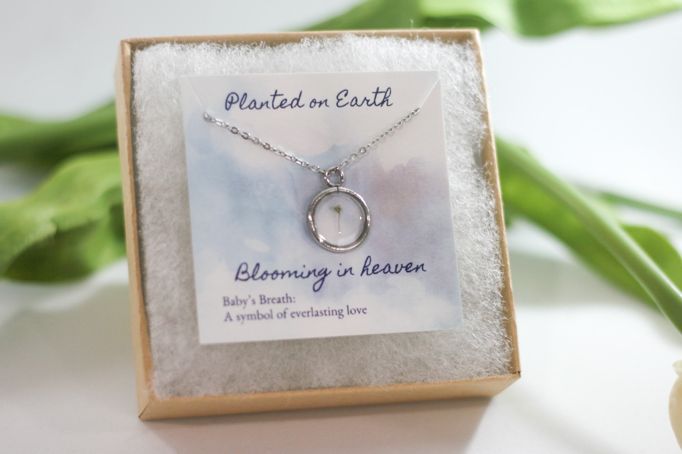Miscarriage necklace necklace for angel moms grieving mom gift
