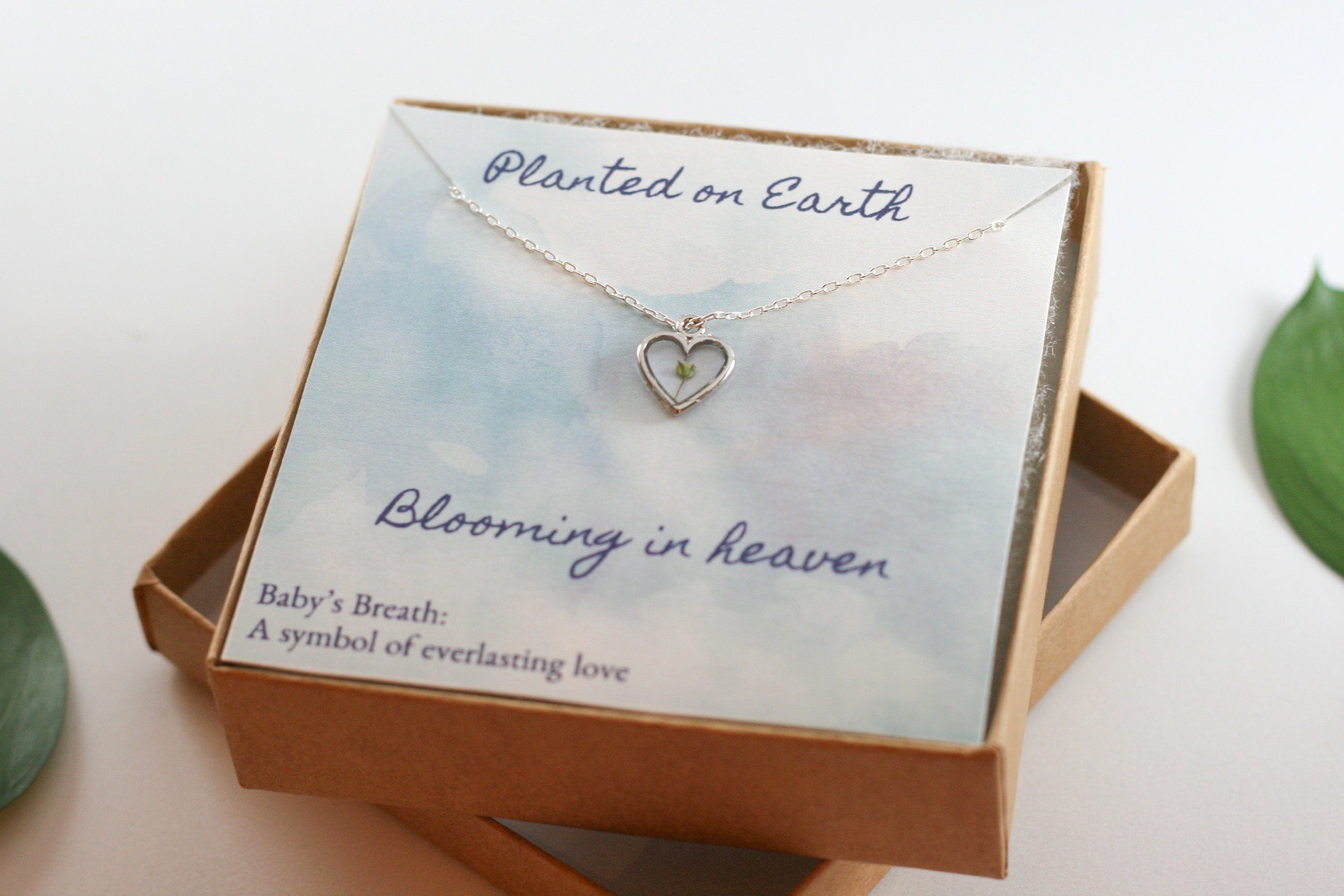 Miscarriage gift, stillborn gift, miscarriage necklace, heart necklace