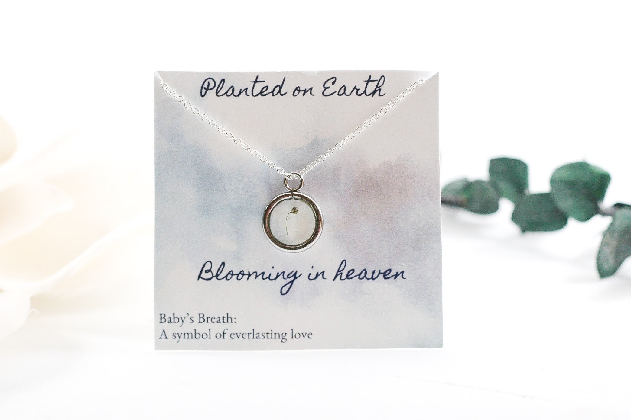 14K White Gold Miscarriage gift 