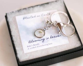 Regalo de duelo para hombres, regalo de aborto espontáneo para papá, regalo de aborto espontáneo para papá, regalo de aborto espontáneo, llavero de aborto espontáneo