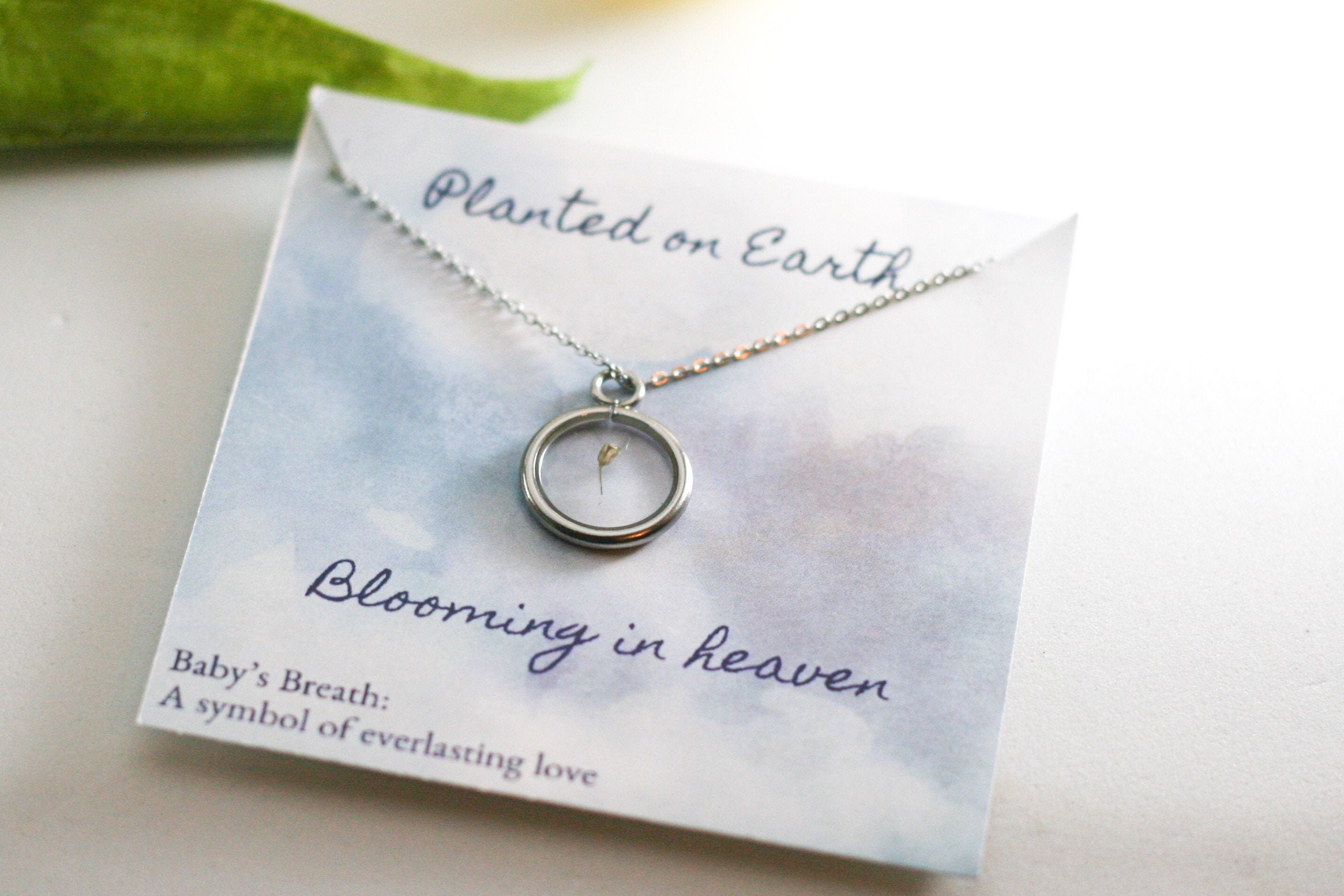 Miscarriage necklace for moms, grieving mom gift, miscarriage gift