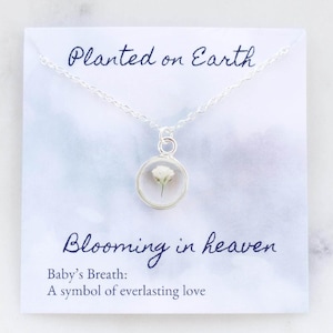 miscarriage necklace, Sterling Silver miscarriage gift, miscarriage jewelry, miscarriage remembrance, bereavement