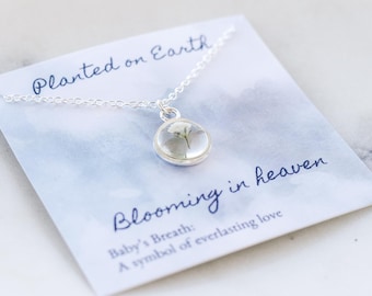 Sterling Silver miscarriage gift, sympathy gift, miscarriage jewelry, miscarriage necklace, baby loss, miscarriage remembrance, bereavement