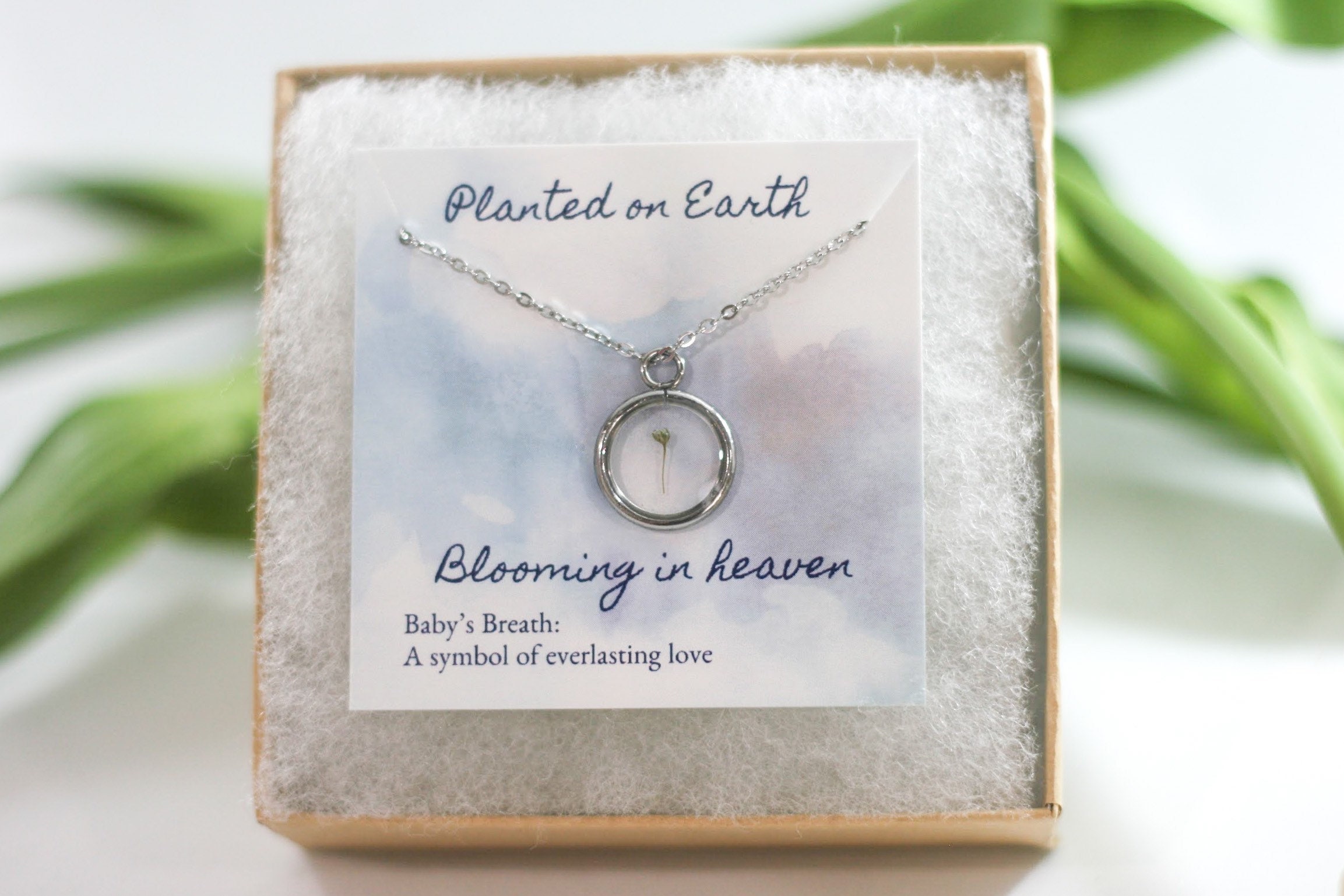 Miscarriage gift, multiple miscarriages, miscarriage necklace, baby